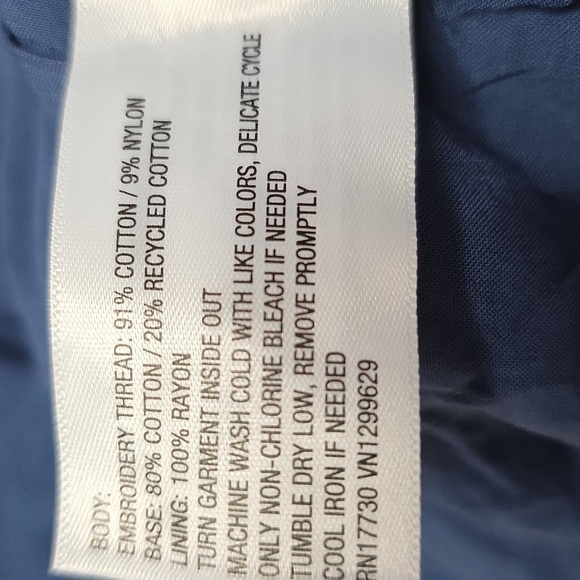 Wild Fable Blue Open‎ Back Lined Summer Dress - Picture 6 of 7